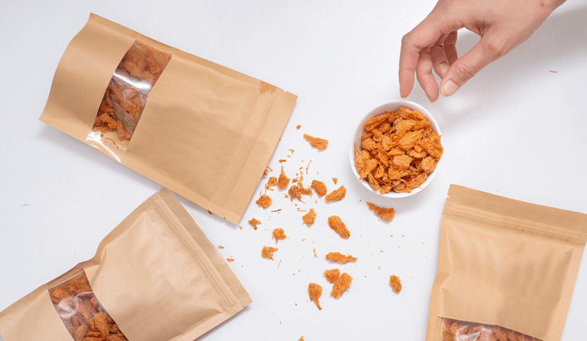 Flexible packaging stand up pouches