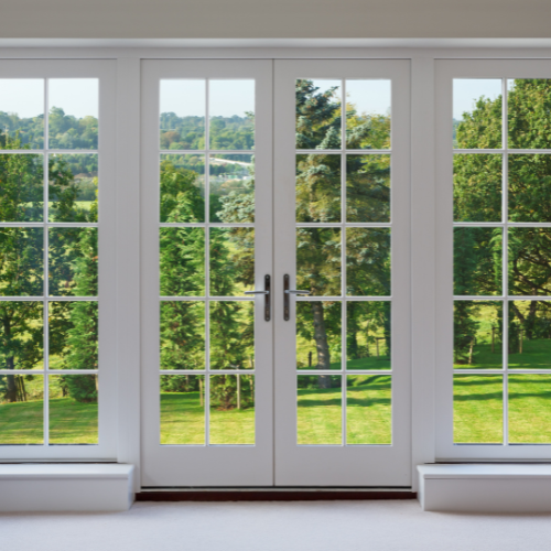 White window and door frame wraps