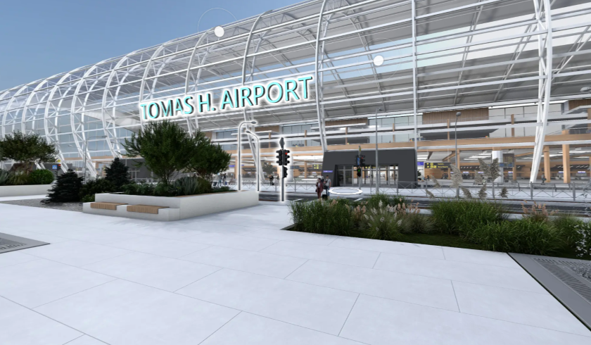 Glue airport front image